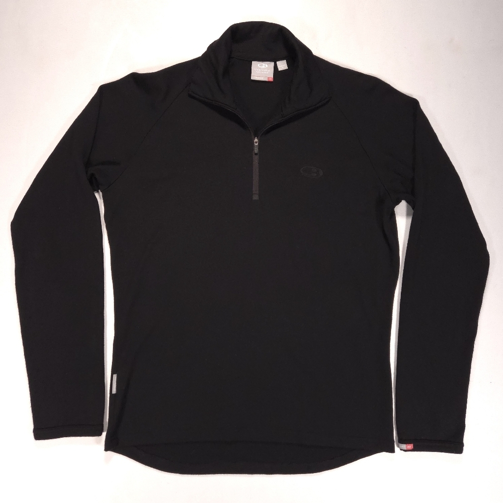 Icebreaker BodyFit 260 Tech Top Long-Sleeve 1/4 Zip Men's Medium GUC!